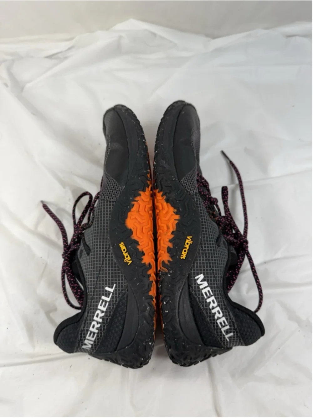 Merrell Vapor Glove 6 Vibram J068267 Black Purple Men’s Size 11 Barefoot Hiking
